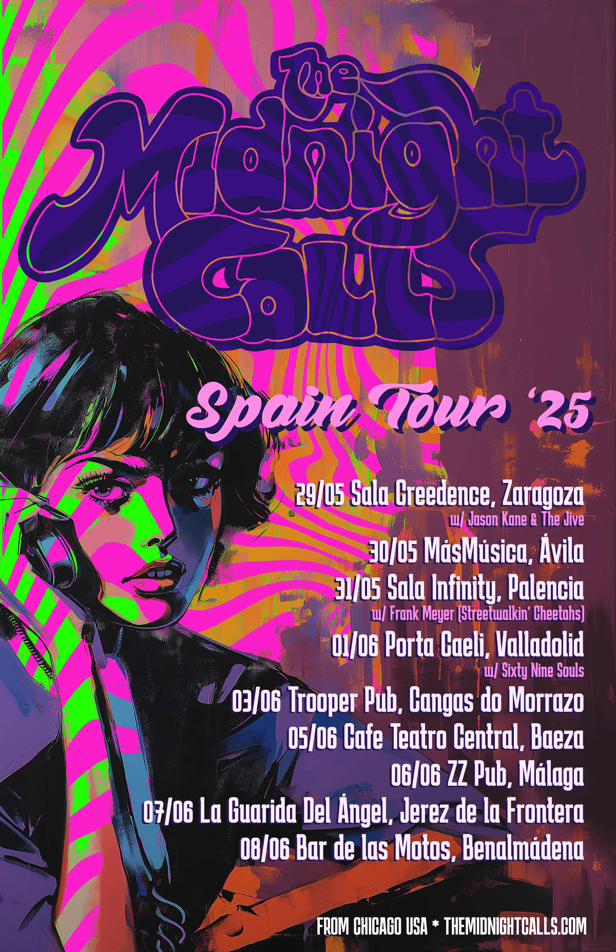 Spain Tour Poster 2025