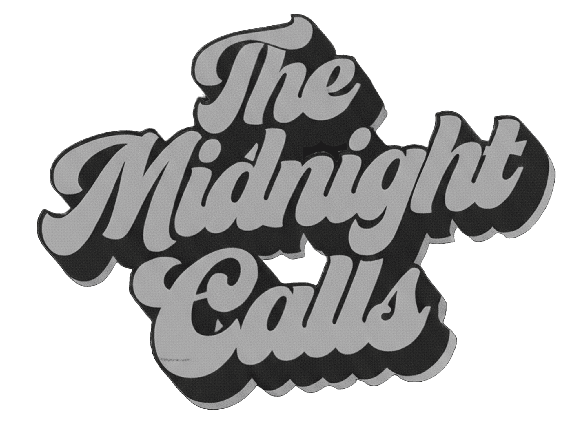 Midnight Calls logo - black and white